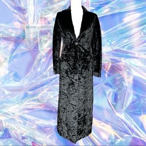 Velvet Trench Coat *EXTREMELY RARE VTG* Goth